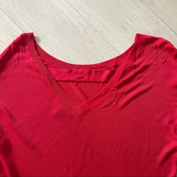 Halogen red sweater - Picture 3 of 6